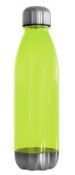 36 x Havana Tritan 700ml Drinking Bottles - Colour: Stainless Steel / Clear Lime Green - New Boxed S