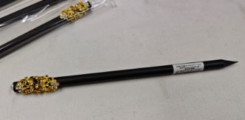 96 x Ice London Brooch Charm Pencils - Black - Ref: ICE200957/NPS41 - CL945 - Location: