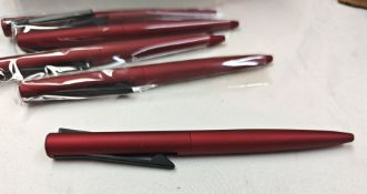 500 x Burgundy Ballpens With A Black Clip - Ref: 101019.02.03/NPS42 - CL945 - Location: