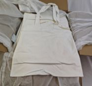 150 x 8Oz White Canvas Bags - 38X42cm - Ref: DTB-35-16-17/NPS40 - CL945 - Location: WA14Condition