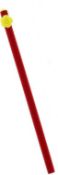 1500 x Ice Velvet Flower Pencils - Red - Ref: ICE200252/NPS40 - CL945 - Location: WA14Condition