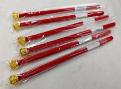 100 x Kings Crown Velvet Pencil - Red - Ref: ICE200123/NPS41 - CL945 - Location: WA14Condition
