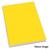 92 x Recycled Receipts A5 Notebooks In Yellow - Ref: TSC200267/NPS40 - CL945 - Location: