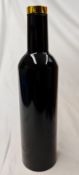 24 x Palma 800ml Double Walled Metal Bottles In Black/Gold - Ref: 500680.03/NPS22 - CL945 -
