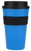 100 x Milano 450ml Travel Coffee Mugs With Lids - Colour: Light Blue - New Boxed Stock - Ref: 701479