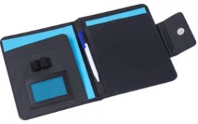 40 x Pendlebury Canvas A5 Work Folders Featuring Button Fastener, Double Pen Loop, Card Hold and Mor