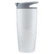 36 x Rocco 700ml White Tumblers With Grey Mixer Lids - Ref: 701478.06+Lids/NPS33 - CL945 - Location: