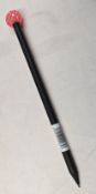 100 x Glitterball Pencils In Black With A Pink Glitterball - Ref: ICE200218/100/NPS38 - CL945 -