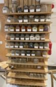 1 x Modern Rustic Wooden Display Shelving - From an Artisanal Bistro and Coffee Shop located in