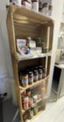 1 x Rustic Wooden Crate Display Unit  - From an Artisanal Bistro and Coffee Shop located in the