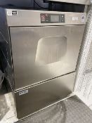 1 x Sammic Active AX-51 Commercial Dishwasher with Inbuilt Water Softener & Drain Pump - Original
