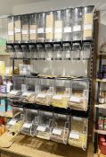 1 x Wall-mounted Bulk Food Dispenser Unit, 1.7-Metres Tall - From an Artisanal Bistro and Coffee