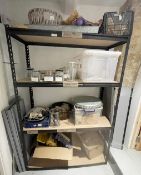 1 x Heavy-duty Metal Shelving Unit - From an Artisanal Bistro and Coffee Shop located in the