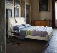 1 x POLTRONA FRAU 'Suzie Wong Extra' Leather Upholstered Queen Size Bed - RRP £8,400