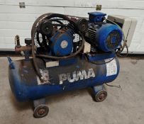 1 x Puma Heavy-Duty Industrial Air Compressor - CL999 - Location: Altrincham WA14