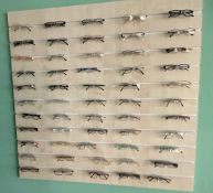 1 x Assorted Spectacle Glasses with Wall Mounted Slat
