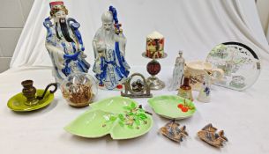 1 x Assortment Of Collectibles And Display Items, Including Ceramics From Wade And Carltonware -