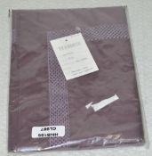 1 x TEXNORTE Montrose Luxury Pillowcase in Plum, 50 x 75cm - Ref: HNB156/7687646 NHC01 - CL1052 -