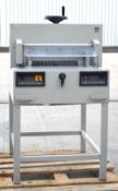 1 x Ideal 4810-95 Heavy Duty Freestanding Guillotine for Paper or Card - Suitable for A3, A4 and