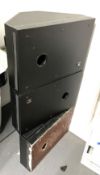 3 x JBL Control SB-2 340W Stereo Input Dual Coil Subwoofers