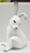1 x Bespoke Oversized Sculpted Fibreglass RABBIT Animal Statue - Window Display Centrepiece