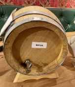 1 x Small Oak Aging Barrel Suitable for Aging Spirits, Wine, or Cocktails