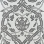 2 x 10m Rolls of The Royal Collection 'Isabella' Designer Wallpaper - Colour: Graphite - Product