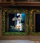 1 x Bespoke Small Sculpted Fibreglass OWL Animal Bird Statue with Gift Box, 1.2-Metres Wide - Window