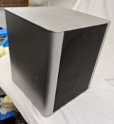 1 x Piega Ps2 500 Watt Subwoofer In Silver - RRP £2,200.00 - Ref: GSG121/GSGP1 - CL999 - Location:
