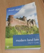 1 x Modern Land Law Book by Martin Dixon - Eleventh Edition