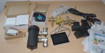 1 x Assorted Collection of Heat Pump Accessories to Include a Haier TD-02 Cable Wiring Connector
