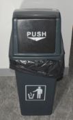 1 x Recycling Waste Bin - Dimensions: H80 x W32 x D48 cms