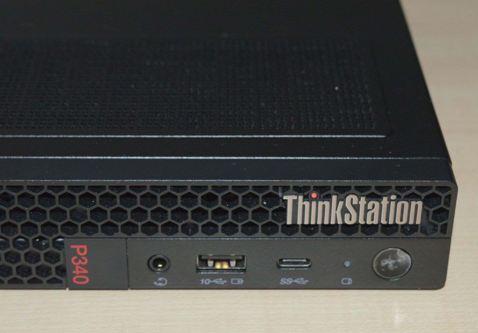 1 x Lenovo P340 Tiny Workstation Desktop PC - Type 30DF - Features an Intel i7-10700T Processor - Image 3 of 9