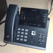 4 x Yealink SIP-T46U Multi-function Gigabit IP Business Phones with Original Packaging