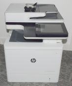 1 x HP Colour LaserJet Enterprise MFP M577 Multi Function Duplex Laser Printer Featuring an 8 Inch