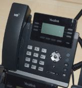 4 x Yealink SIP-T42G Multi-function Gigabit IP Business Phones - RRP £476