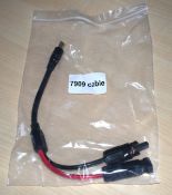 1 x Solar Panel Charging Connection Cable for Portable Power Stations - Type: 7909 - New Stock