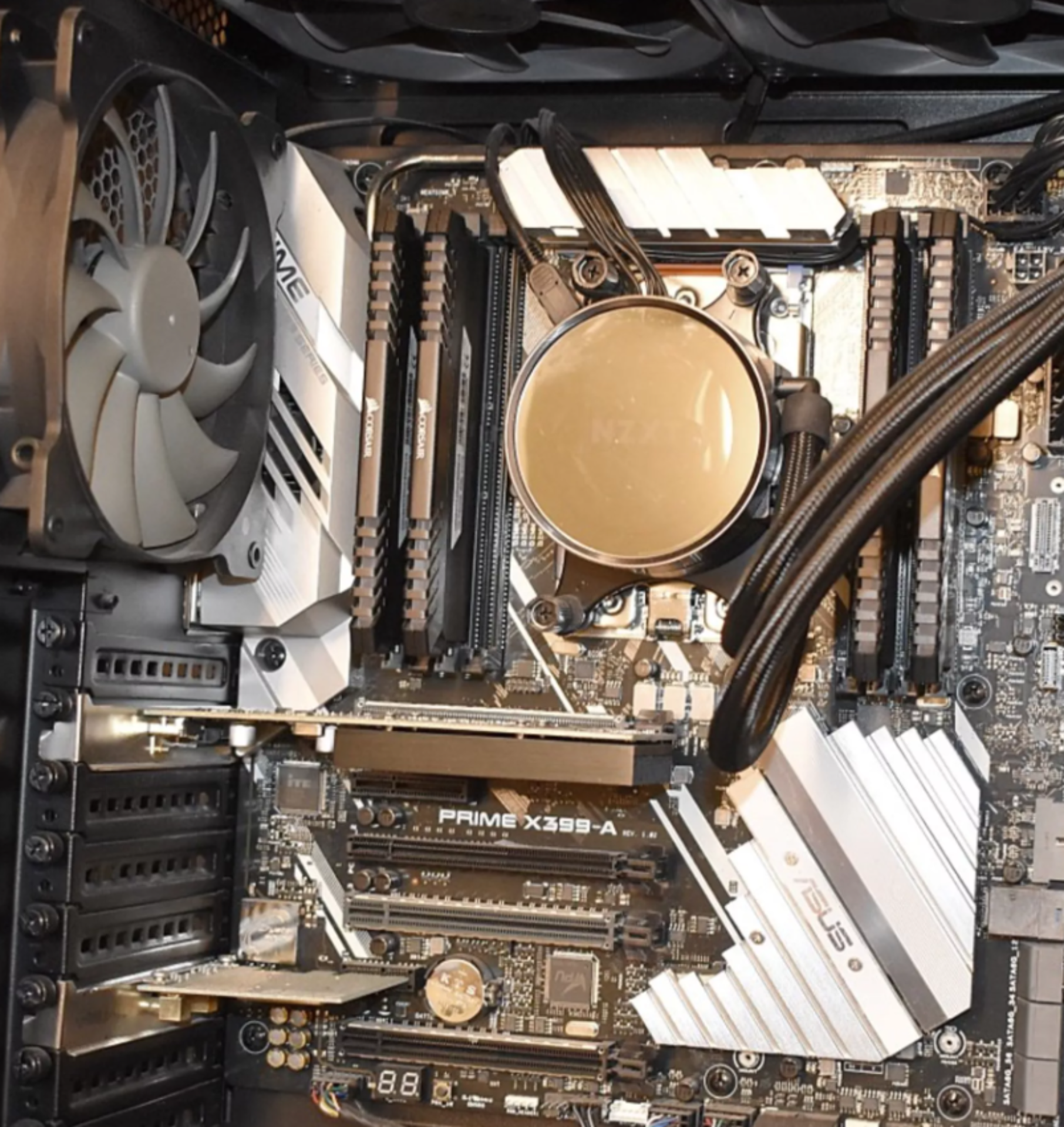 1 x Desktop PC Featuring AMD Threadripper 1950X Processor With NZXT Liquid Cooler, Asus Prime X399-A - Image 5 of 7