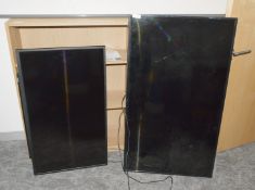 2 x Flatscreen Televisions - Spares or Repair - Includes 1 x 40