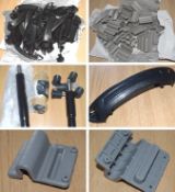 1 x Assorted Collection to Include 30 x Plastic Pull Handles, 30 x Plastic Door Locks