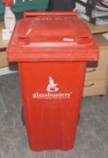 1 x Glassbusters Glass Wheelie Bin