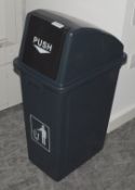 1 x Recycling Waste Bin - Dimensions: H80 x W32 x D48 cms