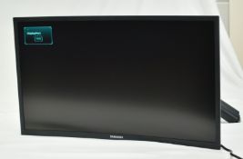 1 x Samsung 24 Inch Quantum Dot Display Curved Gaming Monitor - Boxed with Accessories