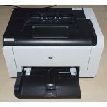 1 x HP LaserJet Pro CP1025 A4 Wireless Colour Laser Printer - Monitor CF346A