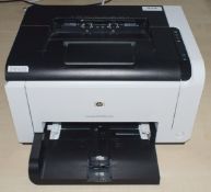 1 x HP LaserJet Pro CP1025 A4 Wireless Colour Laser Printer - Monitor CF346A