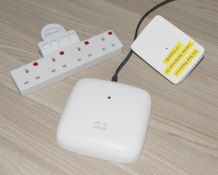 1 x Assorted Job Lot to Include a Cisco CBW140AC-E Access Point, Cisco CBW142ACM-3 Mesh Extender