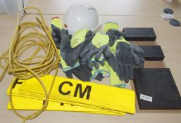 1 x Assorted Job Lot to Include a Collection of Bespoke Car Registration Plates, 110v Extension