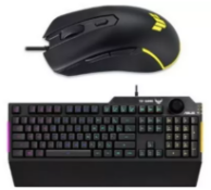 1 x Asus TUF K1 RGB Gaming Keyboard & M3 Programmable Mouse Set - New Boxed Stock - RRP £74.99 -