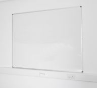 1 x Large Wall Mounted Office Whiteboard - Size: