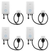 4 x Sungrow 7.4KW Single Phase Standalone EV Car Chargers - Model: AC007UK-01 L1 - RRP £1,344 - New